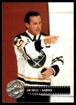 1991-92 Pro Set Platinum Jim Kelly Buffalo Sabres #293 - Image 1 of 2