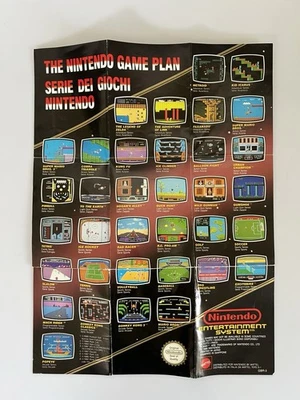 Nintendo Entertainment System NES The Game Plan Poster (1989) 40x30cm GBR-3 - Изображение 1 из 4