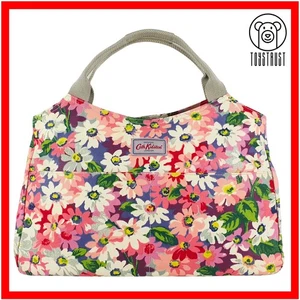 Cath Kidston offene Beuteltasche Schultertasche groß Wochenende Blumen bemalt Gänseblümchen MultiCQ12 - Bild 1 von 13