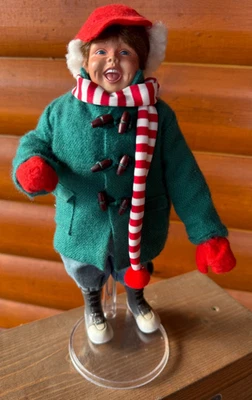 MUÑECA COLECCIONABLE ASHTON DRAKE SCOTTY 1992 NORMAN ROCKWELL CON SOPORTE Foto 1 de 4