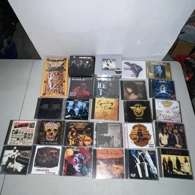 Music CDs Lot Rap Hip Hop Rock Grunge Eminem Kanye Metallica Alice Nirvana Ozzie - Image 1 of 4
