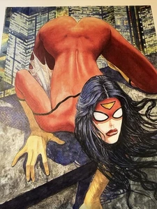 • PRECIOSA impresión Manara Spider-Woman #1 • — IMPORTACIÓN ITALIANA DE ALTA CALIDAD — - Imagen 1 de 7