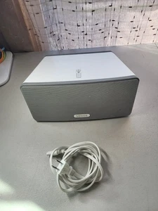 SONOS Play 3 Wireless WiFi Speaker White Tested Working used with power cable - Picture 1 of 3
