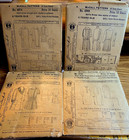 LOT 4 AUTHENTIC ANTIQUE CHILD DRESSES COAT FOR 6 YR OLD GIRL + BOYS NIGHT SHIRT