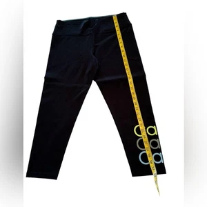 Neu mit Etikett Calvin Klein schwarze Legging Activewear Damen XL Strick hohe Taille 7/8 Stretch - Bild 1 von 16