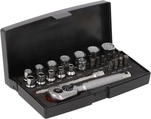 Juego de brocas y enchufes métricos Bahco SL25-BLACK 25 piezas 1/4" 4 - 13 mm todo metálico - Imagen 1 de 4