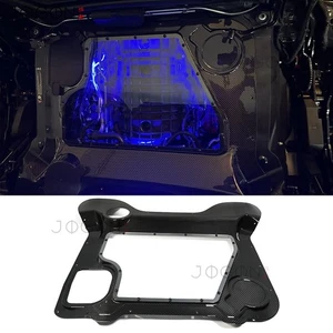 Real Carbon Clear Engine Bay Cover For Corvette C8 Z06 Z51 HTC Convertible 2020+ - Picture 1 of 18