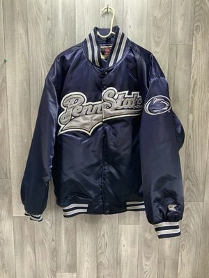 COLOSSEUM ATHLETIC PENN STATE "NITTANY LIONS" SATIN JACKET IN SIZE LARGE - Image 1 of 4