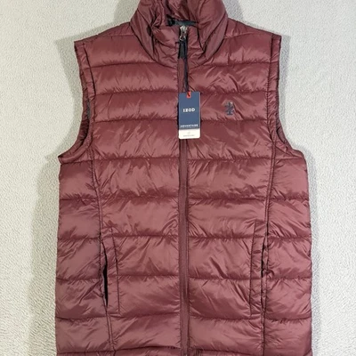 Men's IZOD Advantage Performance Wind Water Resistant Puffer Nylon Vest Small - Image 1 of 4