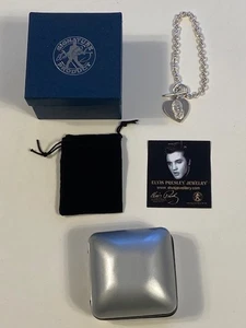 V.RARE: Elvis Stirling Silver S925 Bracelet BOXED AS NEW - Imagen 1 de 7