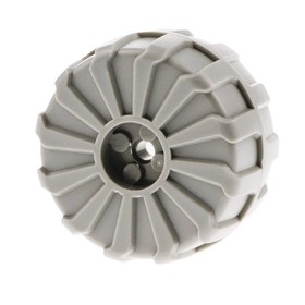 1x Lego Hard Plastic Wheel 54x30 Vintage Light Grey Large Star Wars 10019 4168954 2515