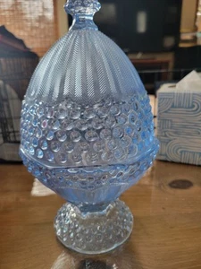 Gorham Periwinkle Blue Candy Dish - Picture 1 of 6