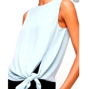 Babaton Gr. Small ärmellose asymmetrische Damen Bluse Top - Bild 1 von 12