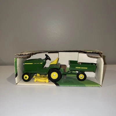 Ertl Toys 5594 John Deere Lawn & Garden Tractor with Dump Cart 1 / 16 Scale Box - Image 1 of 4