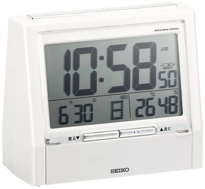 Seiko Reloj Despertador TALK LINER Audio Señal Horaria Audio Alarma Foto 1 de 4