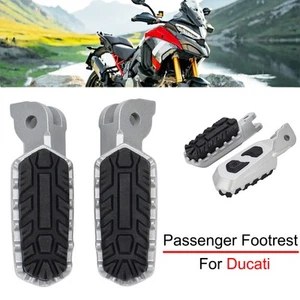 1 par de estriberas de reposapiés trasero para pedales Ducati DesertX Multistrada V4 V2 - Imagen 1 de 11