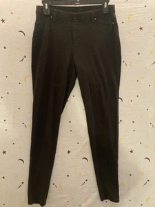 Pantalones Time And True Talla M (8-10) Elastizados Estilo Ajustado Negros - Imagen 1 de 9