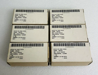 6 luces indicadoras NSN: 6210-01-506-2026  Foto 1 de 4