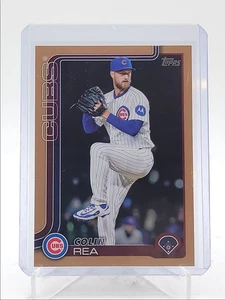 COLIN REA 2025 TOPPS UPDATE SERIES BASEBALL GOLD CUBS /2025 Q3967 - Picture 1 of 2