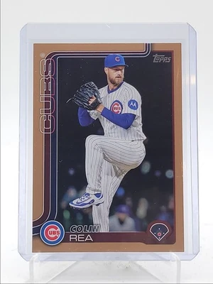 COLIN REA 2025 TOPPS UPDATE SERIES BASEBALL GOLD CUBS /2025 Q3967 - Image 1 of 2