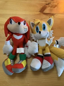 Sega Sonic The Hedgehog TAILS & Knuckles Team Plüschpuppe 2006 Spielzeug Network Tag 14 - Bild 1 von 13