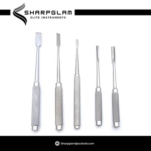 SHARPGLAM Orthopedic Bone Osteotome Set 5 Pcs Surgical Stainless Steel CE ISO - Picture 1 of 6