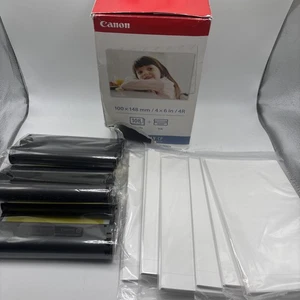 Canon KP-108IN Selphy CP 4x6" Color Ink & Paper Set 108 Sheets 3 Ink Cartridges - Afbeelding 1 van 6