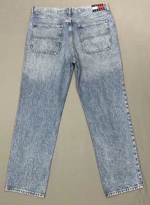 TOMMY HILFIGER SKATER JEANS - BLUE DENIM - Men's Size 36" Waist - Leg 32" - Image 1 of 4