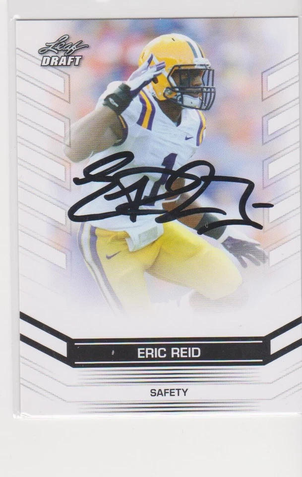 TARJETA AUTOGRAFIADA POR CORREO DE LA UNIVERSIDAD ERIC REID LSU Foto 1 de 1