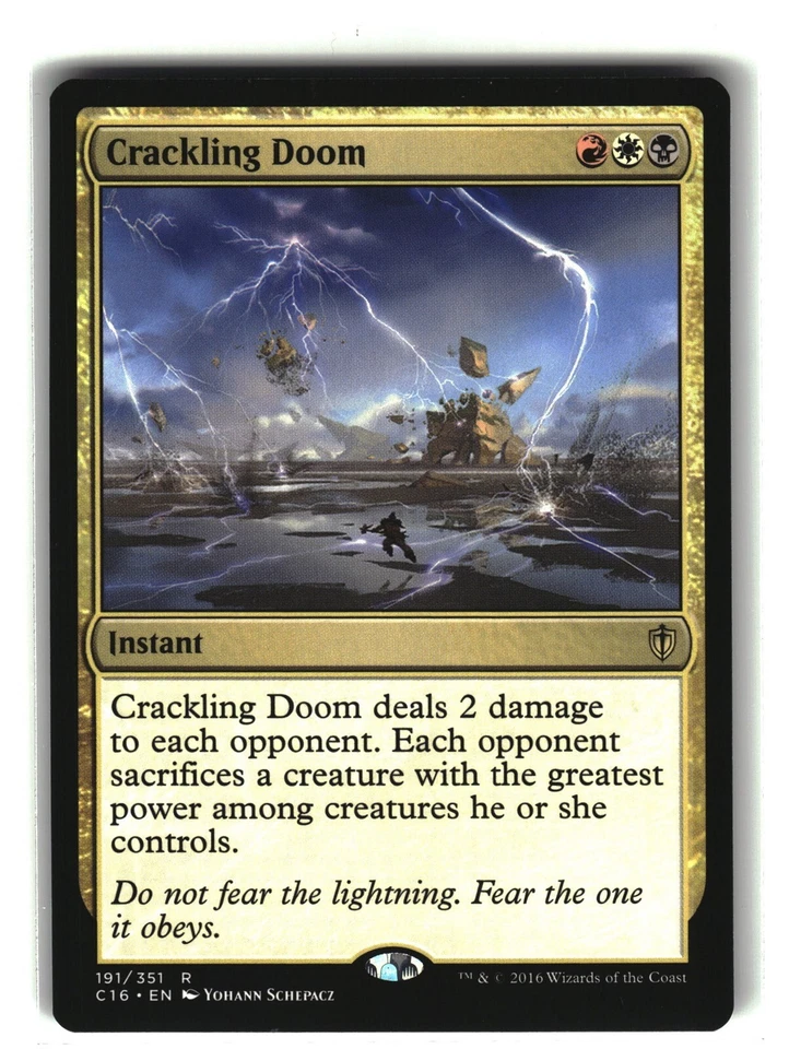 CRACKLING DOOM Commander 2016 #191 C16(NM)(MTG) - Image 1 of 1