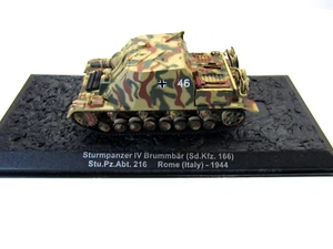 IXO Die-cast Model 1:72 Scale Sturmpanzer lV Brummbar (Sd.Kfz.166) Rome Ita 1944 - Picture 1 of 9