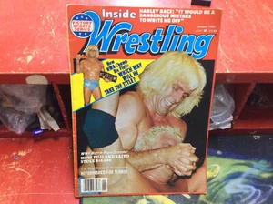 Inside Wrestling JAN 1982 Ric Flair Dusty Rhodes Harley Race Hulk Hogan - Picture 1 of 4