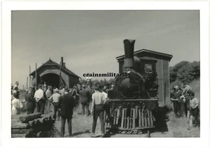 Oryg. Zdjęcie lokomotywy parowej HTJ nr 5 na stacji HONG Høng Dania 1963 - Zdjęcie 1 z 1