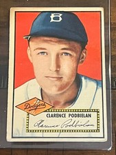 1952 Topps #188 Clarence Podbielan Brooklyn Dodgers VGEX-EX NICE