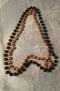 Baltimore Orioles MLB MARDI GRAS SPORT BASEBALL BEADS NECKLACE - Picture 1 of 1