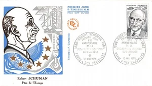 Envelope FDC France Robert Schuman 1975 Paris N2 - Picture 1 of 1