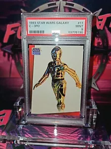 1993 Topps Star Wars Galaxy Series 1 C-3P0 #11 PSA 9 MINT - Picture 1 of 2