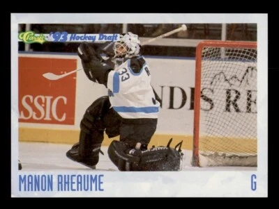 1993 CLASSIC HOCKEY DRAFT #146 MANON RHEAUME ROOKIE RC - Image 1 of 2