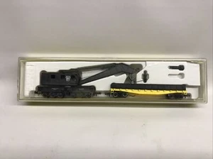 Model Power 3165 N Pennsylvania Work Car with Crane in Original Box - Picture 1 of 3