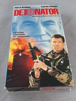Detonator VHS 1992 Pierce Brosnan Patrick Stewart b4 - Image 1 of 4