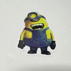Minion Decal Sticker One Eye Laughing Overalls Gloves 3 X 2 inches NEW! - Picture 1 of 4