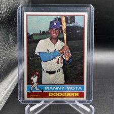 1976 TOPPS BASEBALL SET 548 MANNY MOTA LOS ANGELES DODGERS NM-MINT (B)