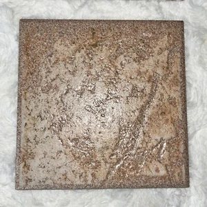 5.5” Square Mixed Tan & Beige Textured Ceramic Tile Walls Brazil 1 Pc. Variety - Picture 1 of 13