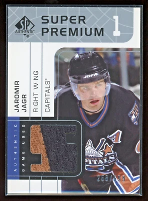 2002-03 SP Authentic Super Premium Jerseys /599 Jaromir Jagr #SP-JJ HOF - Image 1 of 2