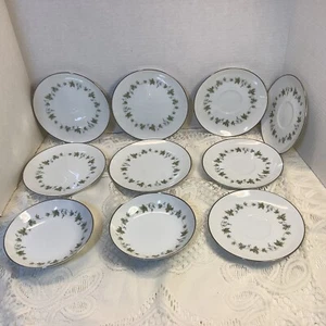 Noritake Lexington 6435 Mixed Lot of 10 Saucer Dessert Plate Berry Bowls - Japan - Picture 1 of 5