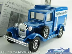 YPP08 MODEL A FORD VAN WASHINGTON POST NEWSPAPER MATCHBOX POWER OF PRESS YESTER - Picture 1 of 4