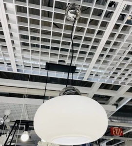 ikea DEJSA Pendant lamp, chrome plated/opal glass 14 " BRAND NEW - Picture 1 of 3