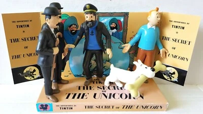 Conjunto de bonecos de ação em quadrinhos TINTINT na tela personalizada THE SECRET OF THE UNICORN - Imagem 1 de 4