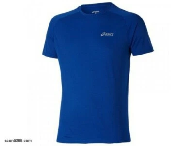Asics T-Shirt SS Top, Uomo - Art. 110407-8129 (Airforce Blue Spiral) (Azzurro) - Imagen 1 de 2