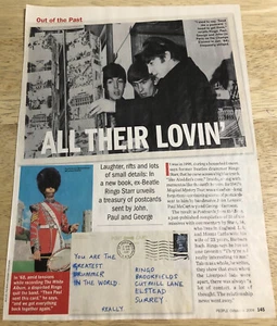 John Paul George Ringo 2004 The Beatles - Revista vintage artículo de 2 caras - Imagen 1 de 2